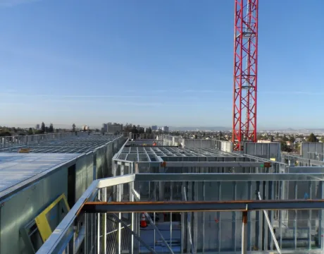 Cold-Formed Steel (CFS) Construction 42 Pinnacle Steel construction project